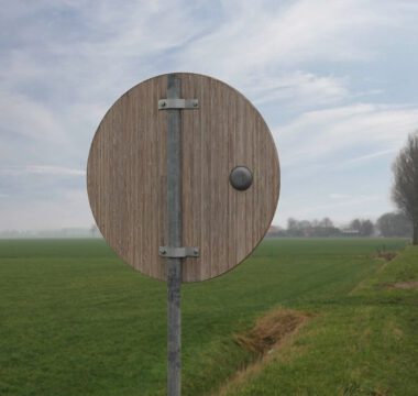 bamboe verkeersbord