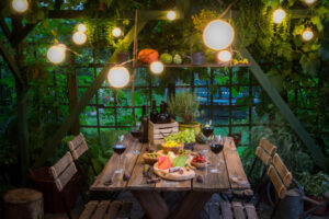 eiken tuintafel